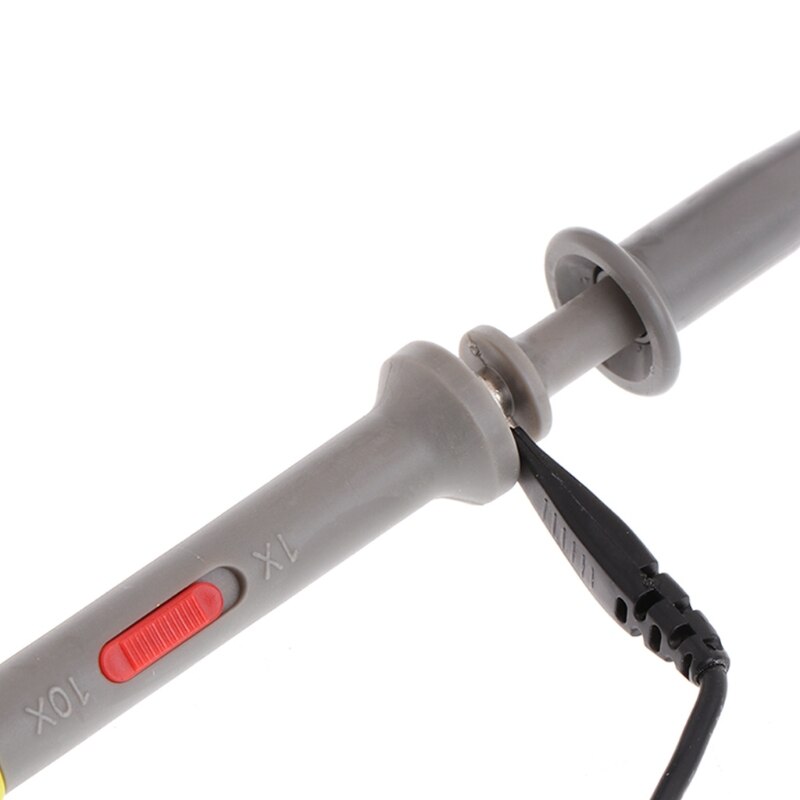 1X 10X 80MHz High Precision Oscilloscope Probe Alligator Test Clip with Adjustable Attenuation Rate