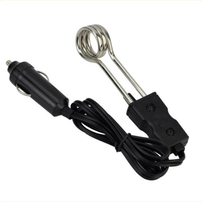 12V Car Drink Heater Auto Electric Immersion Liquid Tea Coffee Water Heater Portable Safe 12V Car Immersion Heater Auto Elec