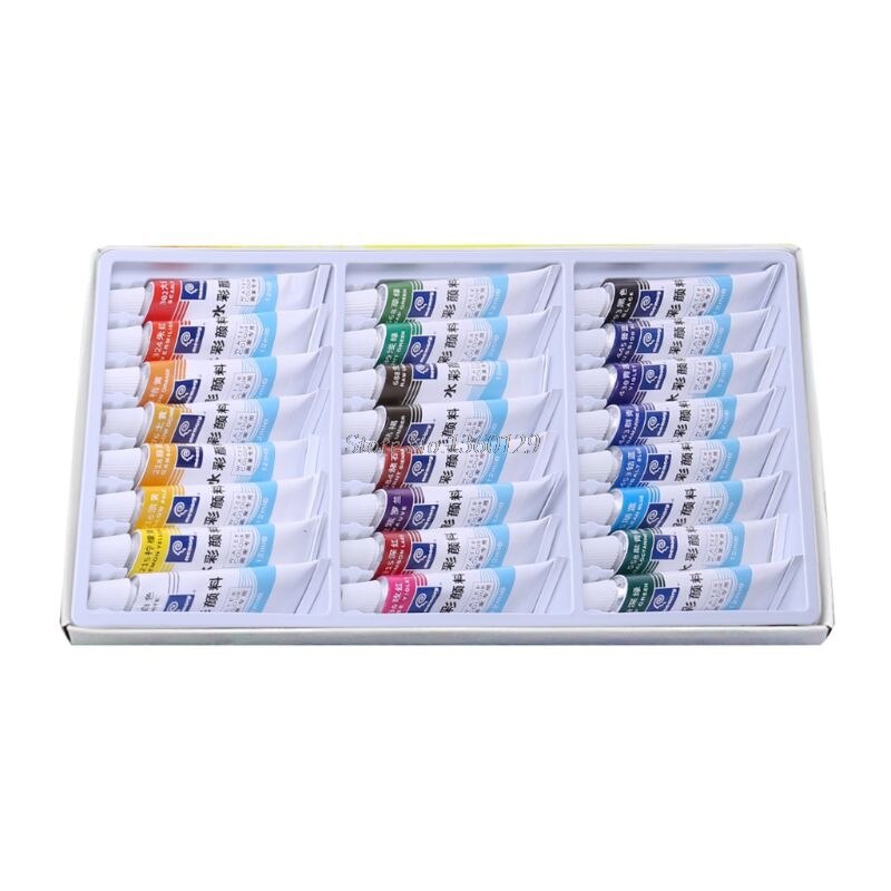 12ml tubes verf voor tekenen, schilderen 12/24 aquarel, pigment: 24
