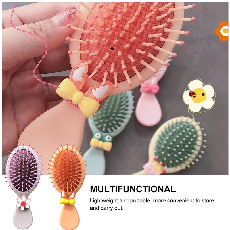 2Pcs Hairstyling Kammen Luchtkussen Kammen Draagbare Kammen (Assorti Kleur)