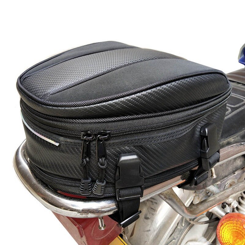 Motorcykel bakre tail förvaringsväska reparation verktygspaket motorcykel skoterförare sport baksäte väskor bagage pack