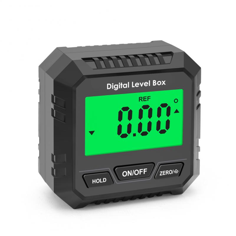 Rapporteur d&#39;angle numérique Portable de 360 degrés, inclinomètre numérique de précision, rapporteur numérique, règle d&#39;angle, outil de mesure: WHITE