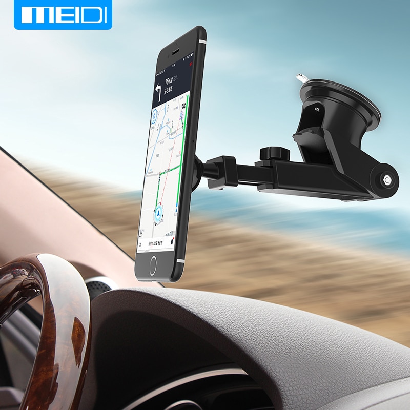 MEIDI Houder Voor Telefoon In Auto voorruit beugel 360 Verstelbare Telefoon Beugel Voor iPhone7 6S GPS Suporte Movil auto