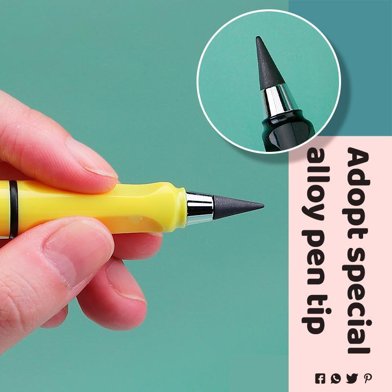 Office Everlasting Pencil Reusable Unlimited Writing Eternal Inkless Pen Painting Replaceable Nib Head No Sharpening Student