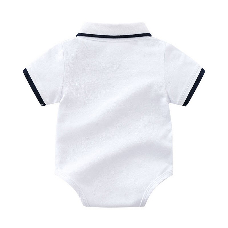 Umorismo dell'orso Delle Ragazze Tuta Del bambino Dei Ragazzi Vestiti di Modo Pagliaccetto infantile Risvolto pulsante Cotone A Maniche Lunghe Vestito di Arrampicata Tuta