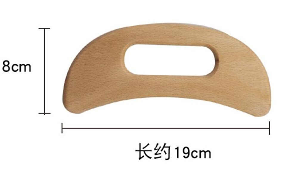 10pcs/lot Wooden Lymphatic Drainage Massage Tool Handheld Gua Sha Scraping Paddle Anti Cellulite Muscle Pain Relief