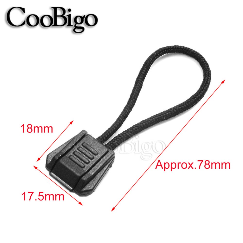 Paracorde avec tirette, 100 pièces, Clip d&#39;extrémité, sac à dos de Camping en plein air, randonnée, voyage, accessoires de bricolage, couleurs variées