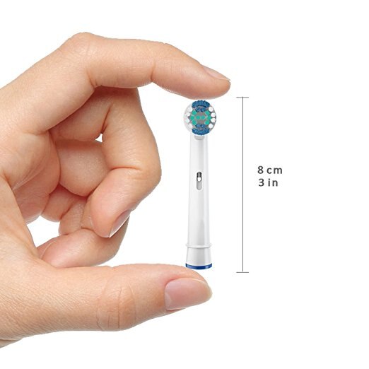 4 st ersättningsborsthuvuden för oral b elektrisk tandborste före power / pro health / triumph /3d excel / ren precision vitalitet