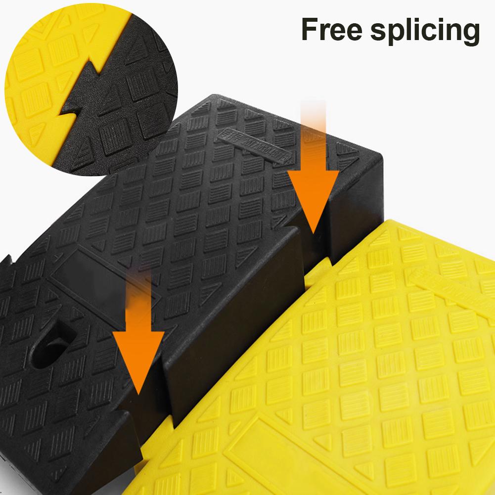 Portable Lightweight Curb Ramps Heavy Duty Plastic Threshold Ramp Kit For Car Trailer Truck Bike Motorcycle Benefit