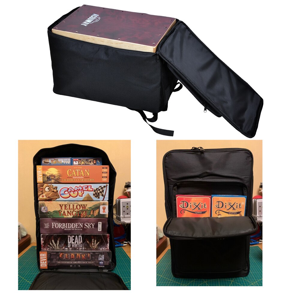 Acouway Standaard Volwassen Cajon Drum Bag Case 600D 10Mm Padding Bordspel Terug Zak Ook Voor Outdoor Wandelen Camp