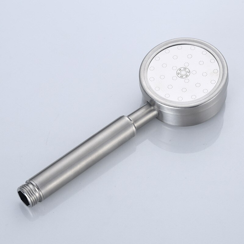 304 Stainless Steel Hand-Held Supercharge Shower Head Bathroom Bath Shower Faucet Head Rain Showerhead