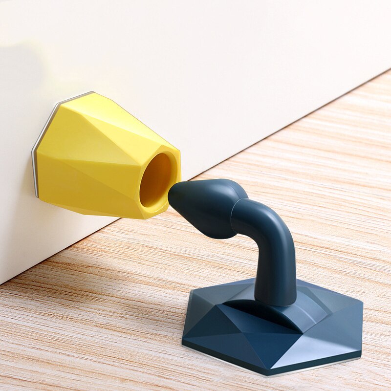 Butoir de porte en Silicone silencieux, Anti-choc, pour toilettes, Absorption murale