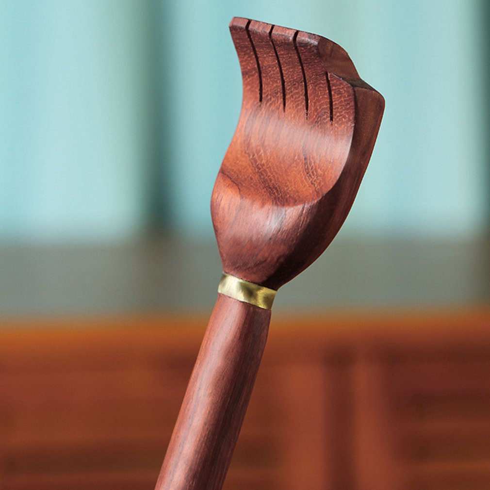 Jeuk Bekrast Peer Hout Kietelen Oude Hoofd Krabben Jeuk Bamboe Jeuk Krassen Stok Krassen Artefact Back Massage