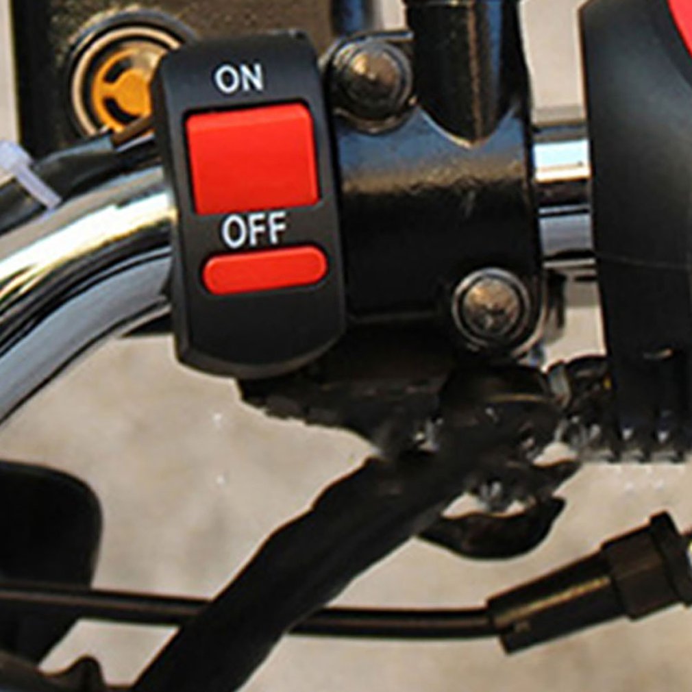 Universal Off-Road Motorcycle Electric Starter Handlebar Start & stop Button Durable Power Start-Up Power Switch