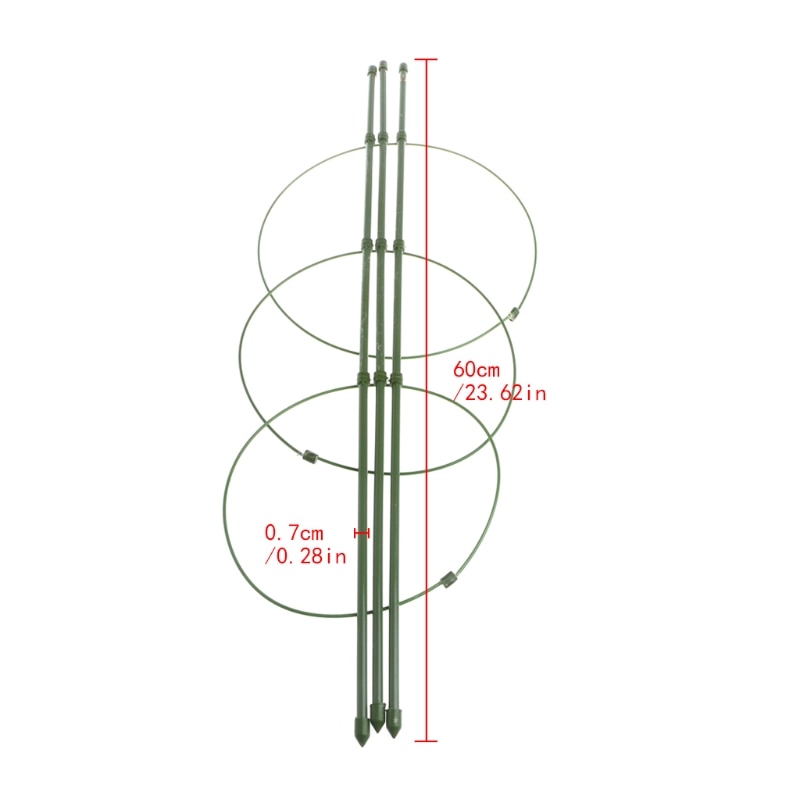 Puutarhakasvien tuki kiipeilykasvit 45cm 60cm kartiomainen ristikkotukikehys  k1mf