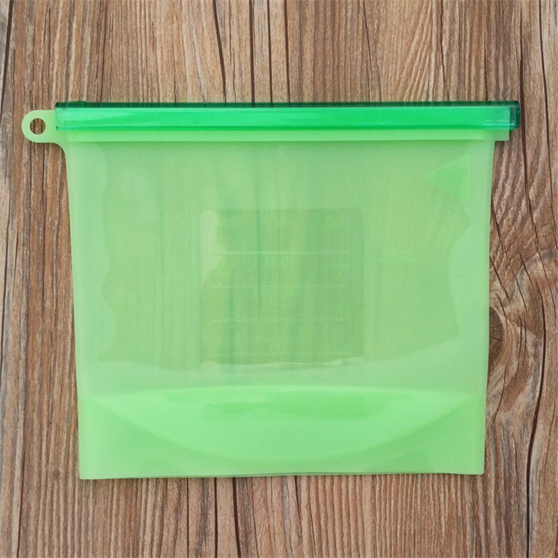 Reusable Silicone Vacuum Seal Food Keep Fresh Bag Fruit Meat Milk Storage Containers Refrigerator Bag Kitchen Organizer Gadgets: 03