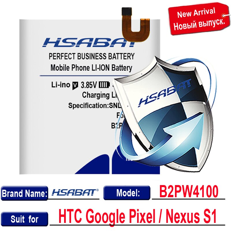 Hsabat 4900Mah B2PW4100 Batterij Voor Htc Google Pixel Nexus S1/4900Mah B2PW2100 Batterij Voor Htc Nexus Google pixel Xl Nexus M1: for Pixel Nexus S1