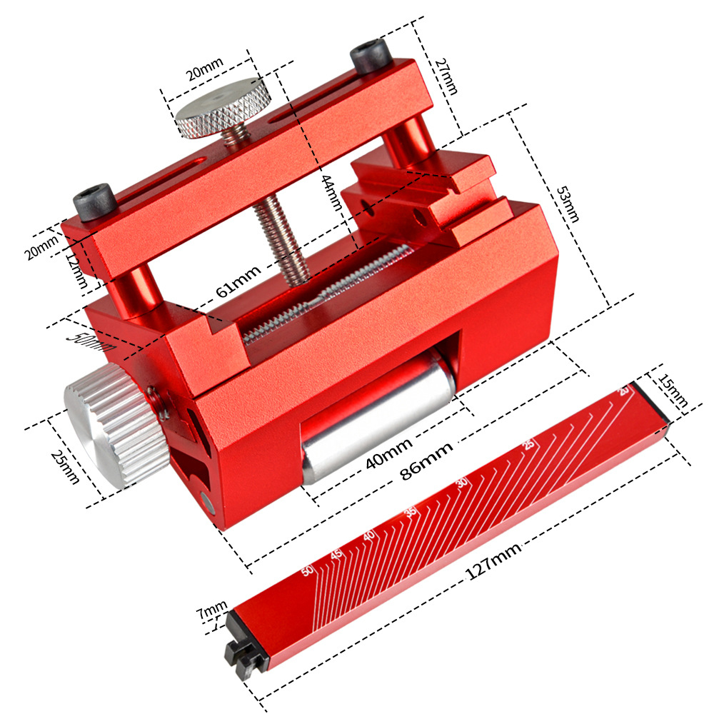 Manual Knife Sharpener Metal Sharpener Abrasive Tools Sharpening Jig Angle Adjustable Inclined Edges Wood Chisel Fixing Bracket