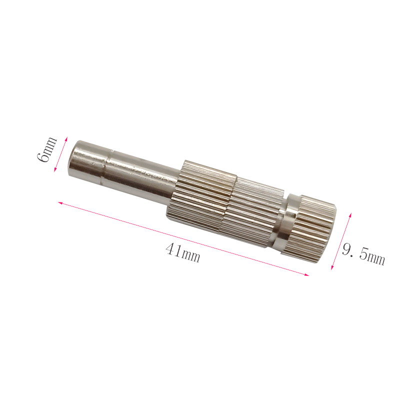 Lågtrycksdimning snabbkopplande munstycke 0.2-0.6mm dimmande spray sprinkler trädgårdskylningsspruta med filter 10 st