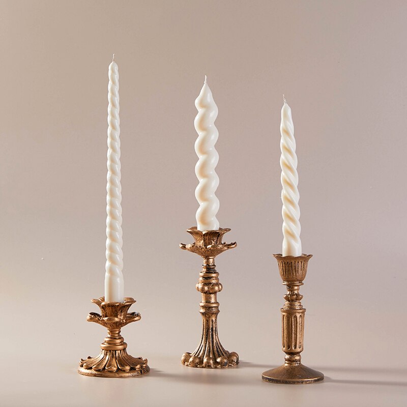 2 Stuks Lange Versierd Kaarsen Spiraal Vormige Geurkaars Home Decor Accessoires Lange Staaf Twisted Aroma Kaarsen Huishoudelijke Kaarsen