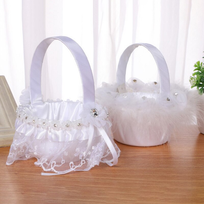 mariage fournitures fleur panier Simulation pétales fête décor à la maison