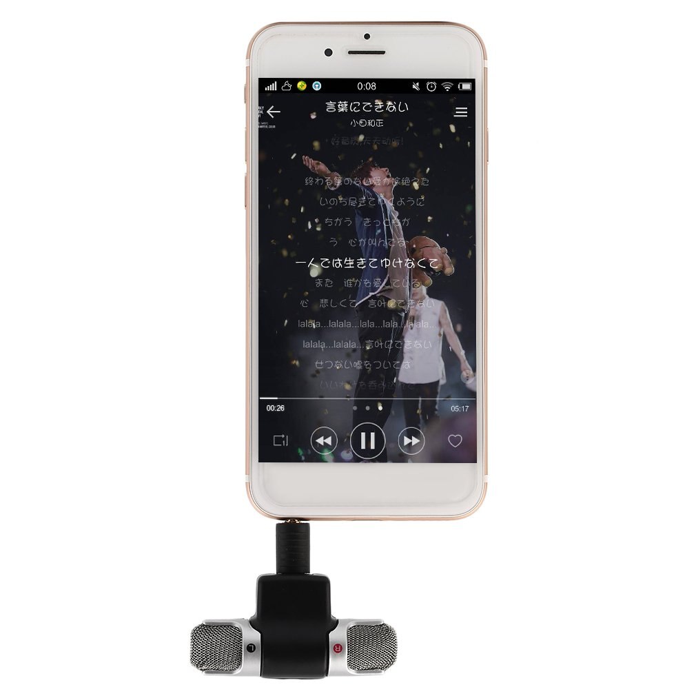 Portable Mini Mic Digital Stereo Microphone for Recorder Mobile Phone Headset Microphone Electret Microphone ONLENY