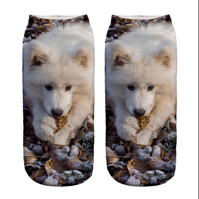 3D Afdrukken Kinderen Sokken Hond Mode Unisex Jongens Meisjes Christmas Sokken Lage Ankle Grappige Sok Voor 8-16T Kids: 33