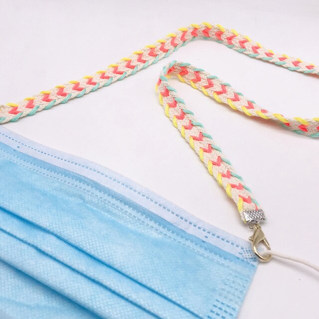 Adjustable Face Mask Lanyard Mask Extension Rope Elastic Band Anti-stroke Artifact Hanging Neck Mask Lanyard Anti-lost Ear Strap: 15