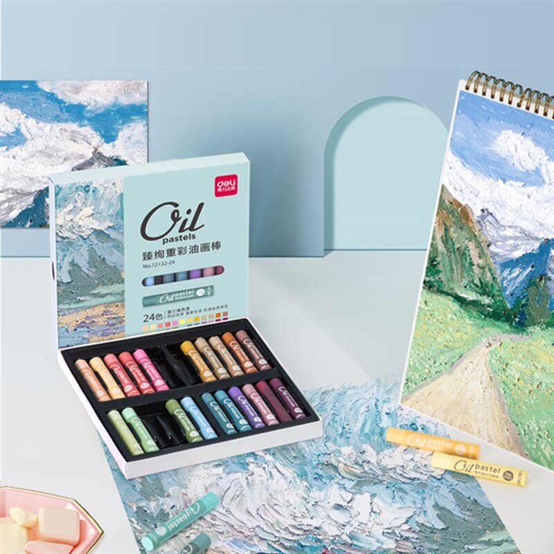 Drawing Crayons Set Colors For Paint Children School Art Stationery Supplies Kids Oil Pastel Wax Pencils