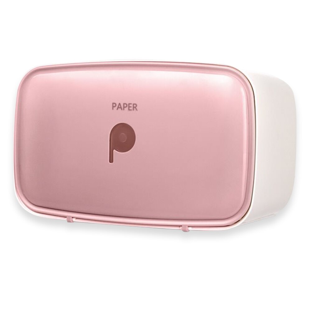Dispensador de toallas de papel para baño sin perforar montado en la Pared Soporte para toallas de papel dispensador de papel higiénico y dispensador de bolsas de basura: Default Title