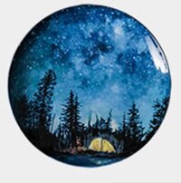 stary Dinner Plate Ceramic Dish Steak Salad Tray Dessert & Bread Plate Home Decor round Dish Specialty Plates fruit cake pastry: CP070A