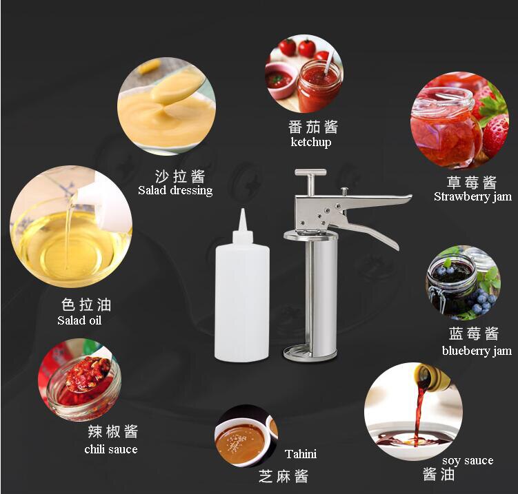 chocolate jam cream filler Churros jam filler cream applier filling machine fried dough sticks maker churro filling machine