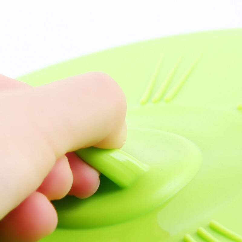 Siliconen Zuig Deksel-Kom Pan Kookpot Deksel Stretch Deksels Siliconen Pan Spill Stopper Cover Ronde Keuken gadgets