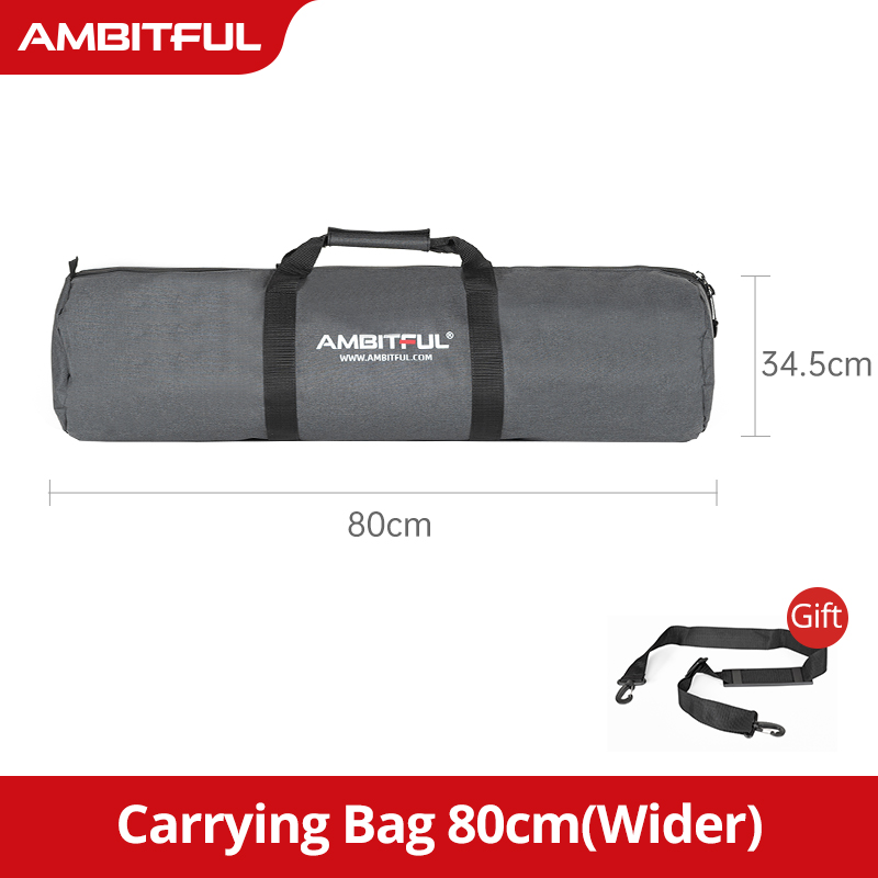 AMBITFUL Draagtas TB PRO 50/60/70//80/90/100/110/120/130/140 cm Gewatteerde Camera Monopod Statief Case Draagbare Schouderbanden: Blauw