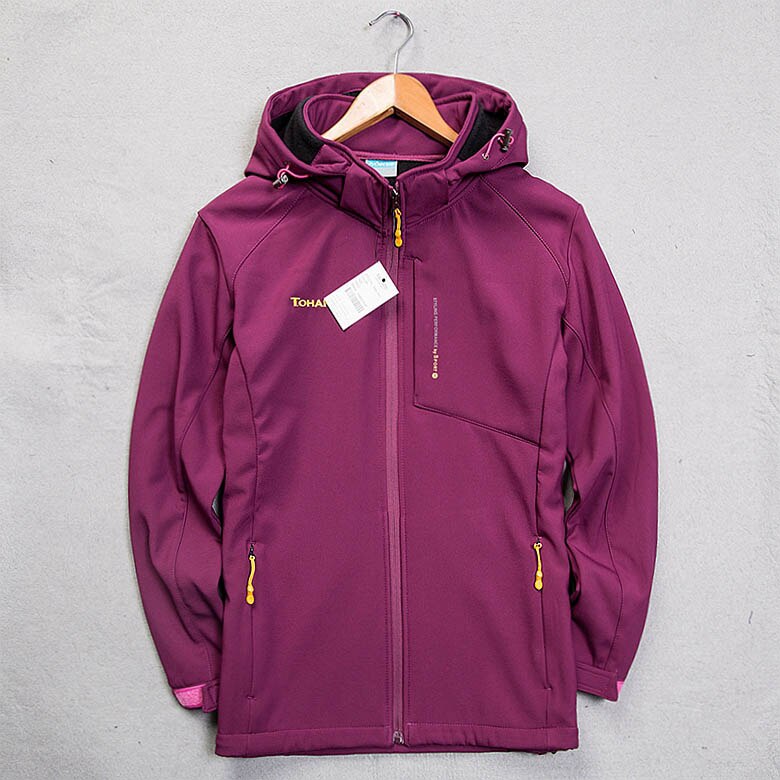 SCRIOSADH – veste de sport en polaire pour femme, manteau , imperméable, coupe-vent, pour extérieur, randonnée, skateboard: Drak red / 110 XL