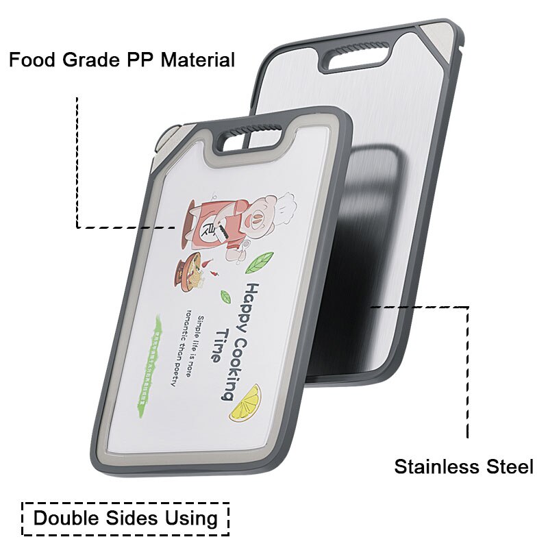 Multipurpose Double-Sided Cutting Board Cutting Board Antibacterial Cutting Board With Whetstone Function