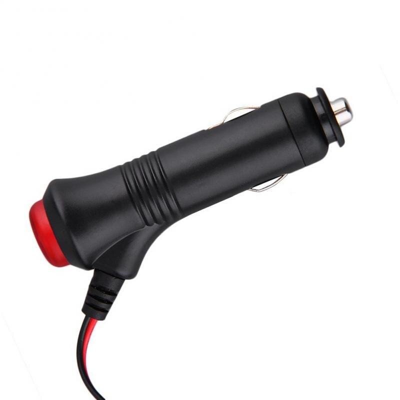 Sigarettenaansteker 1.5M Auto Adapter Oplader Sigarettenaansteker Plug Netsnoer Socket/Plug/Connector Led Schakelaar 12V 24V