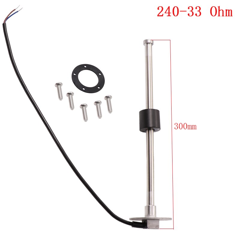 Fuel Level Sensor 0-190 ohm 240-33 ohm Water Level Sensor 300MM Fuel Sender Unit Auto Gauge for Car Boat: 240-33 Ohm