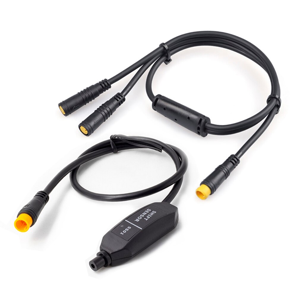 Bafang Motor Parts Gear Shift Sensor USB Programming cable Display Extension Cables Hydraulic Brake sensor EB-BUS 1T4 1T2 Cable: 1T2 Long Gear Sensor