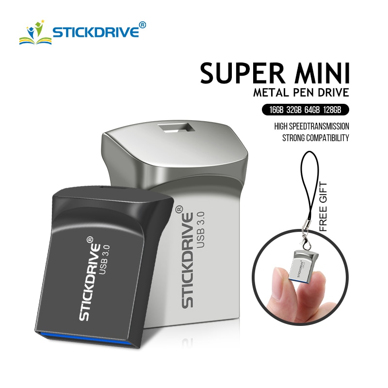 Unidad flash Super Mini, memoria USB de 16gb 8gb, stick usb 3.0 de capacidad real, 64gb, 32 gb, unidad flash USB 3.0