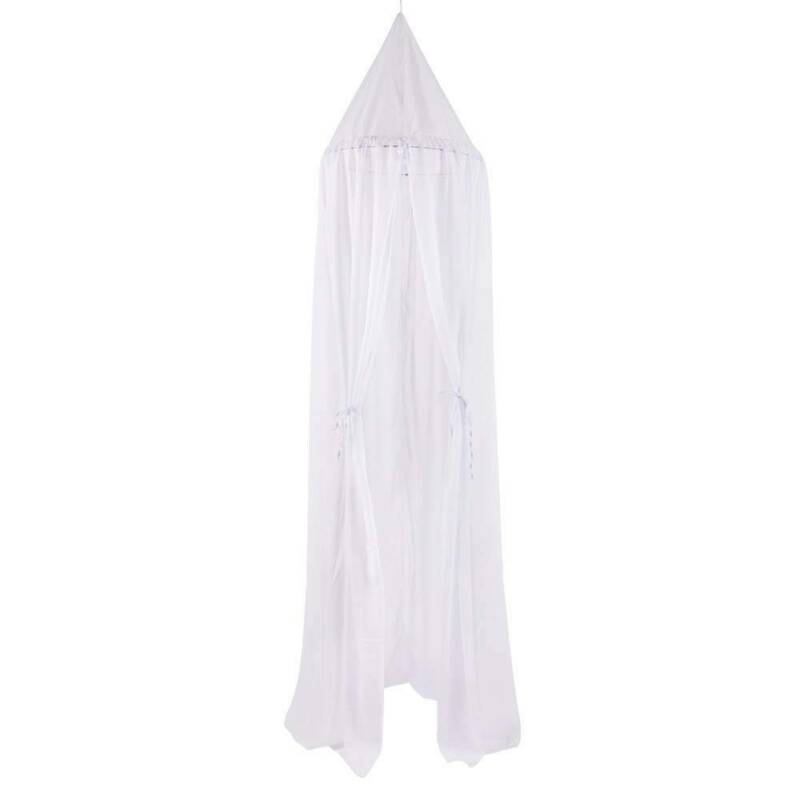Mosquitera de gasa Para cuna, cortina, tienda de Cama, cúpula, Para dormitorio, dosel, Cama de bebé, mosquitera Para Cama: Blanco