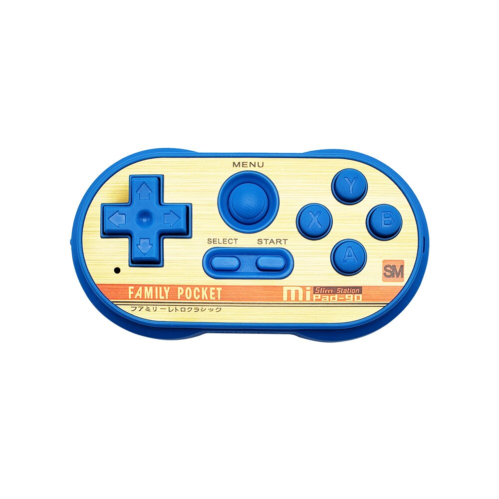 Mando de juegos clásicos MINI, consola de juegos portátil, 8 Bits, Mipad90SM: gold with blue