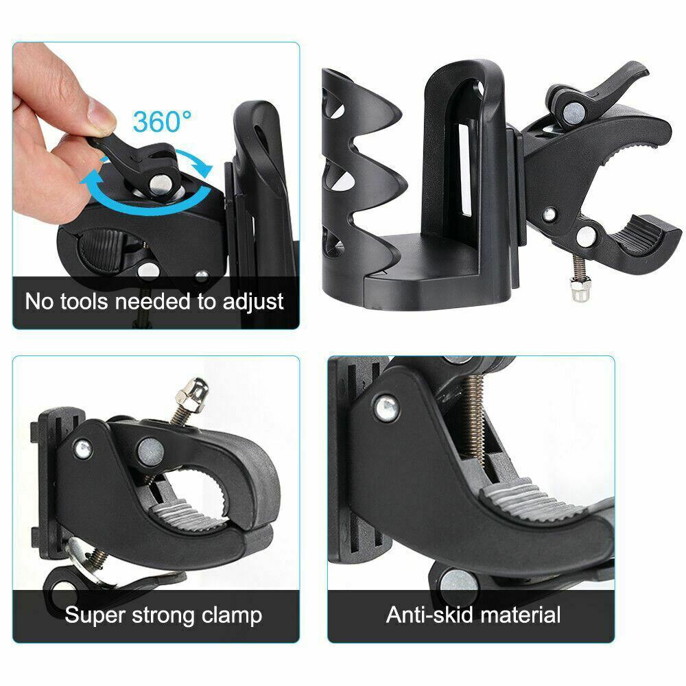 Kopholder modificeret universal vandflaske cykelflaskeholder justerbar holder motorcykel elcykel baby