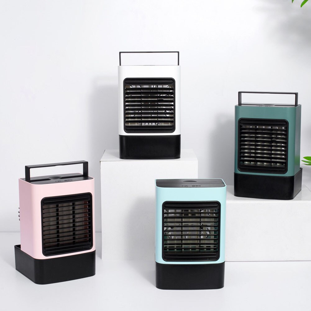 Draagbare Mini Usb Stille Airconditioner Luchtbevochtiger Desktop Anion Koelventilator Draagbare Airconditioner Koele Wind Airconditioning