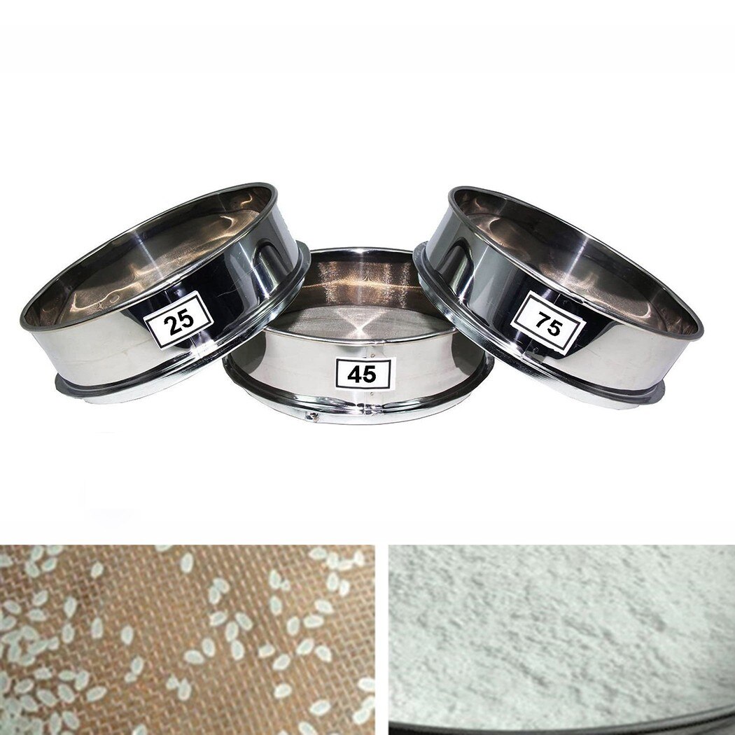 Tamis à Pollen 24/45/70 en acier inoxydable, accessoire d'extraction