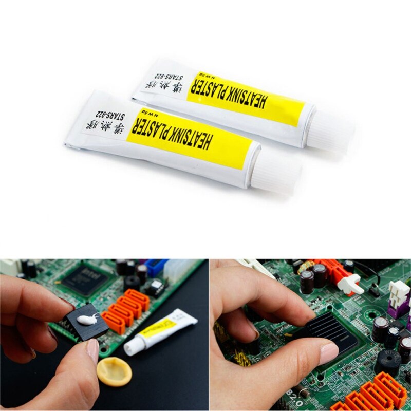 Heatsink Plaster Thermal Grease Adhesive Cooling Paste Strong Adhesive Compound Glue For Heat Sink CPU LED IC Heatsink Plaster