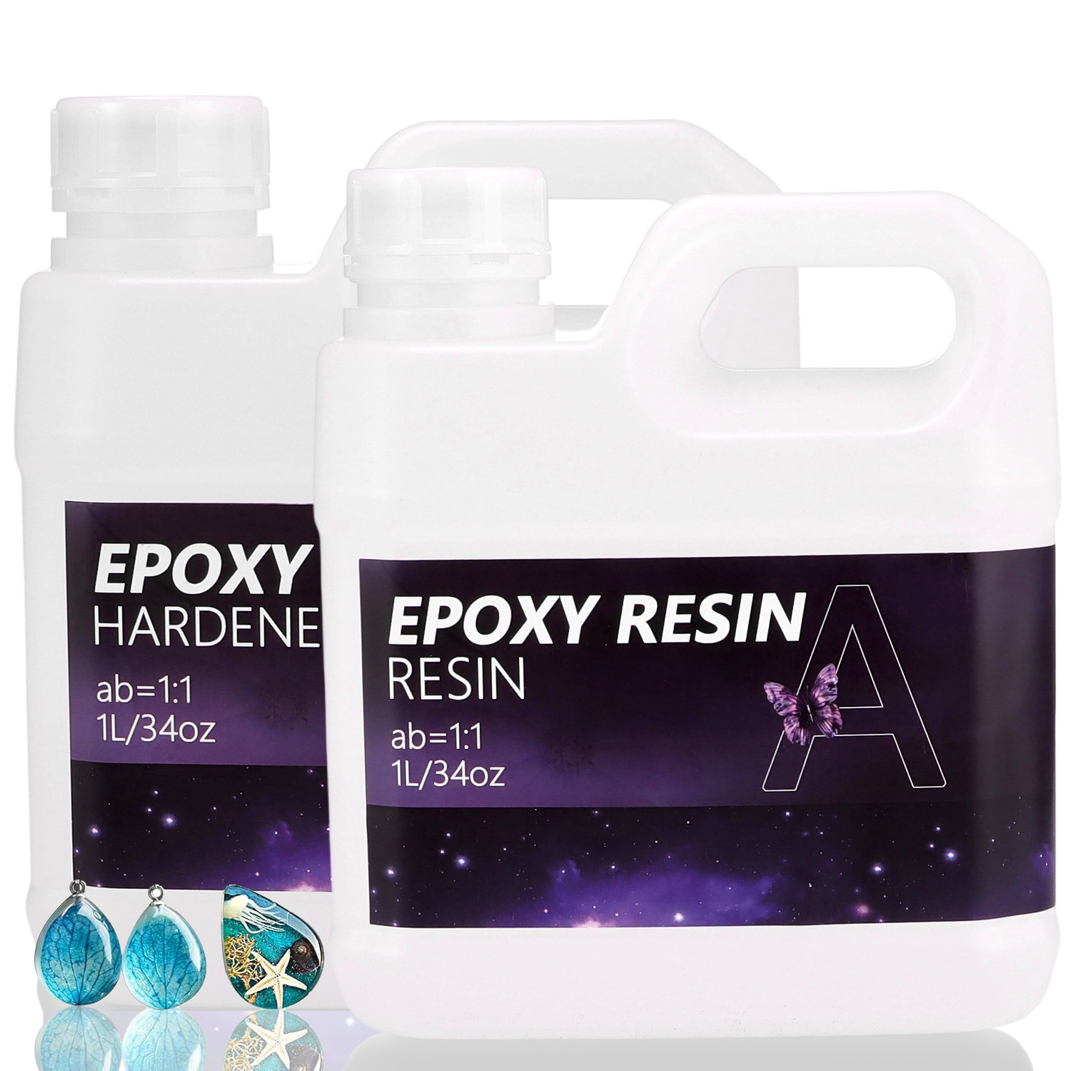 1000ml/2l AB Epoxy Resin Glue High Clarity Fast Drying Adhesive High Hardness DIY Supplies For Resin Glue Jewelry Making