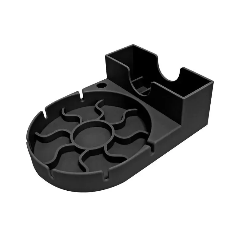 Meerkleurig Siliconen Afvoerrek voor Tumbler 40oz Cup Droogrekken Stro Beker Deksel Houder Waterfles Accessoires Droogstation: Dark Gray
