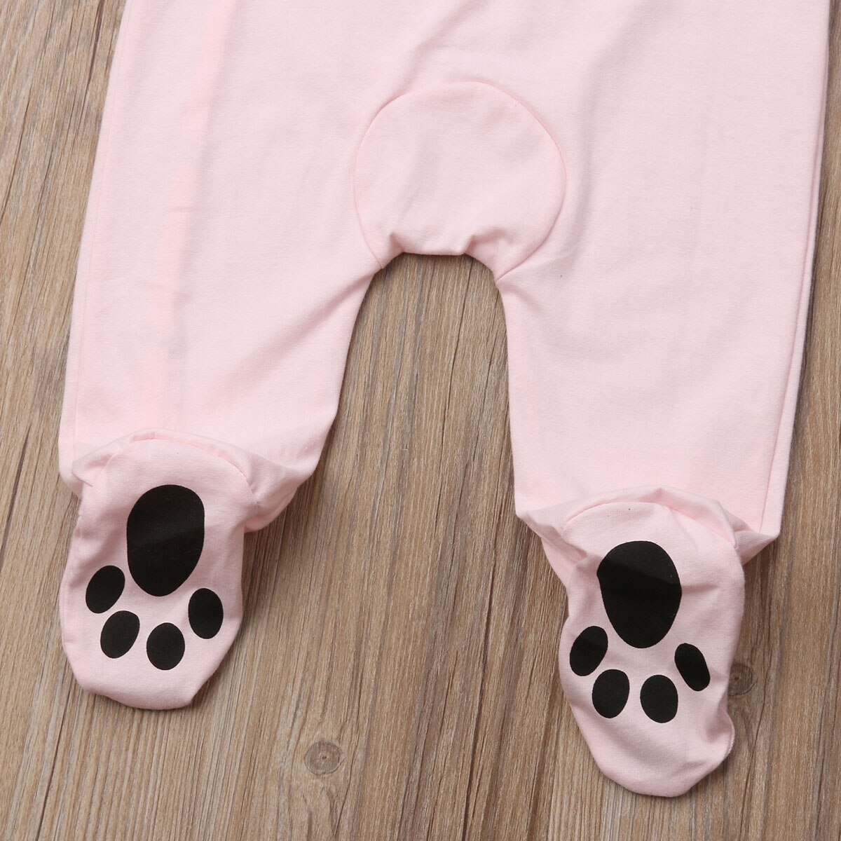 Pyjama de nuit pour bébé, vêtements d'automne pour bébés, mignon ours, pieds pour bébés, papa maman, grandit, en coton doux