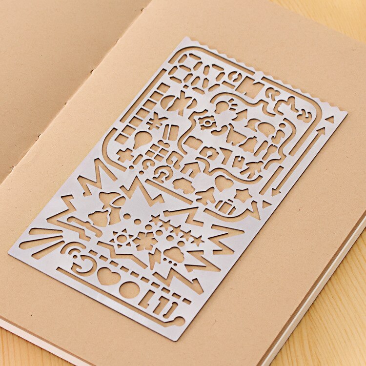 Cute Phone Hollow Metal Ruler Craft Dies Graffiti Drawing Template Ruler Scrapbooking Dies Metal Spellbinders: Web